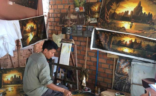 Cambodia painting tour voucher
