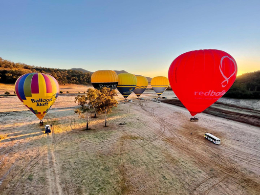 Hot Air Balloon Flight Hunter Valley