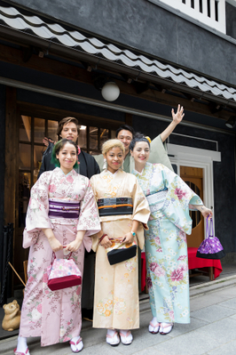 Dress in kimono