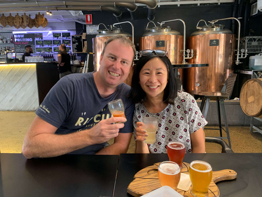 Brisbane beer and axe throwing tour