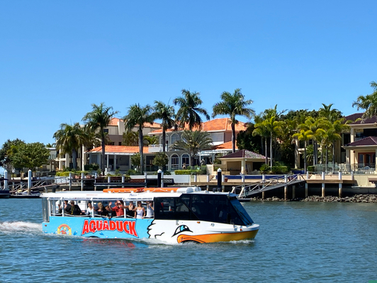 Sunshine Coast Aquaduck cruise