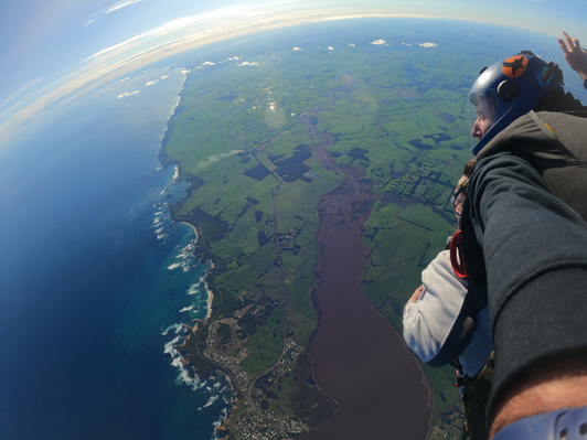 skydiving great ocean road