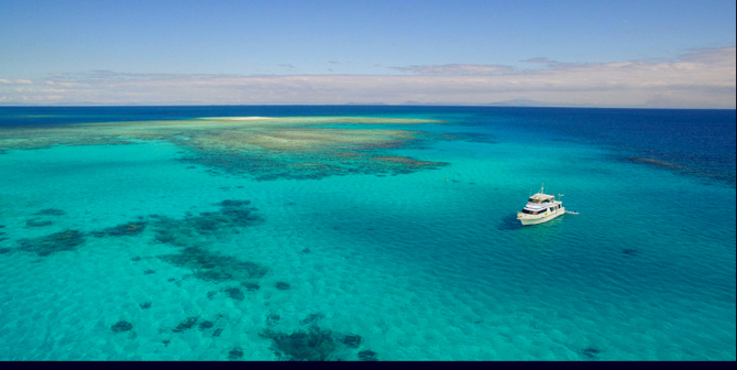 outer great barrier reef snorkel tour