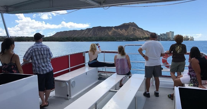 Waikiki glass bottom Boat cruise