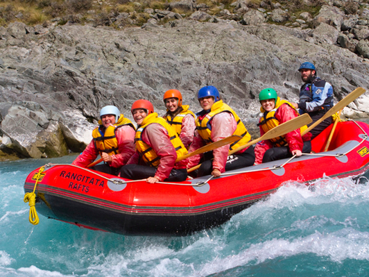 Stray NZ rafting adventure