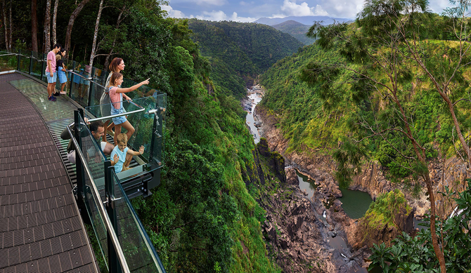 grand kuranda experience including skyrail, scenic rail & rainforestation