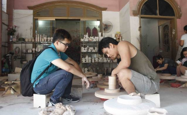 pottery making classe hanoi
