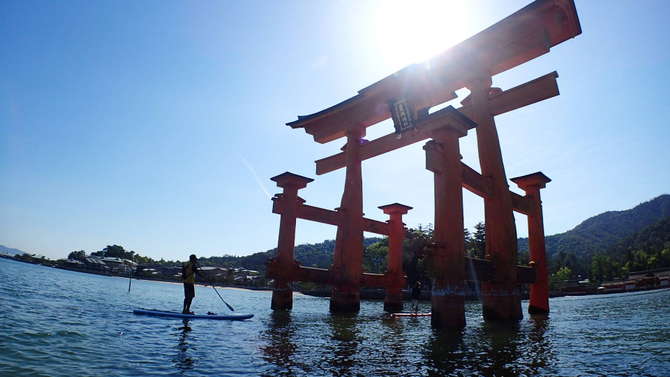 SUP Tour of the Itsukushima Shrine